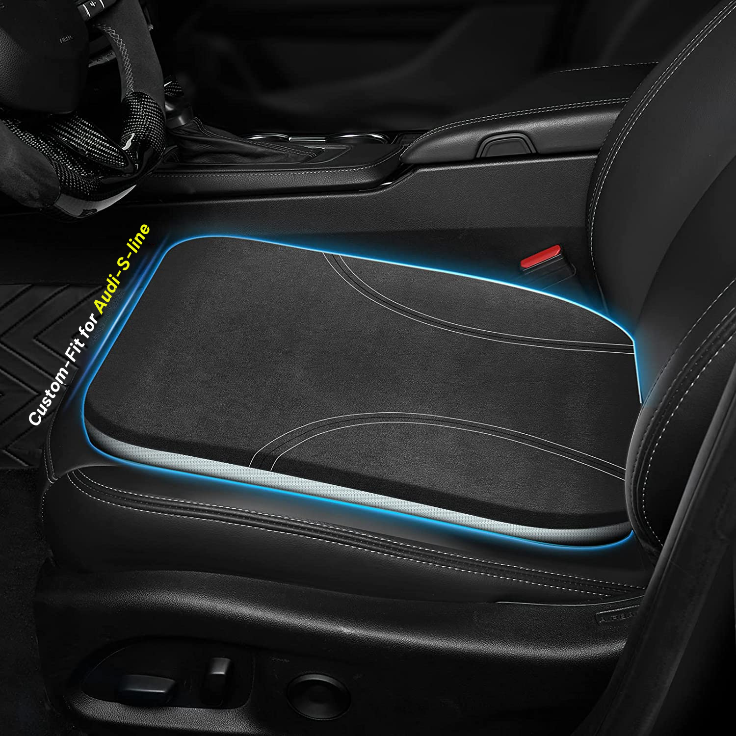 Car Seat Cushion, Custom Fit For Car, Car Memory Foam Seat Cushion, Heightening Seat Cushion, Seat Cushion for Car and Office Chair DLVE224