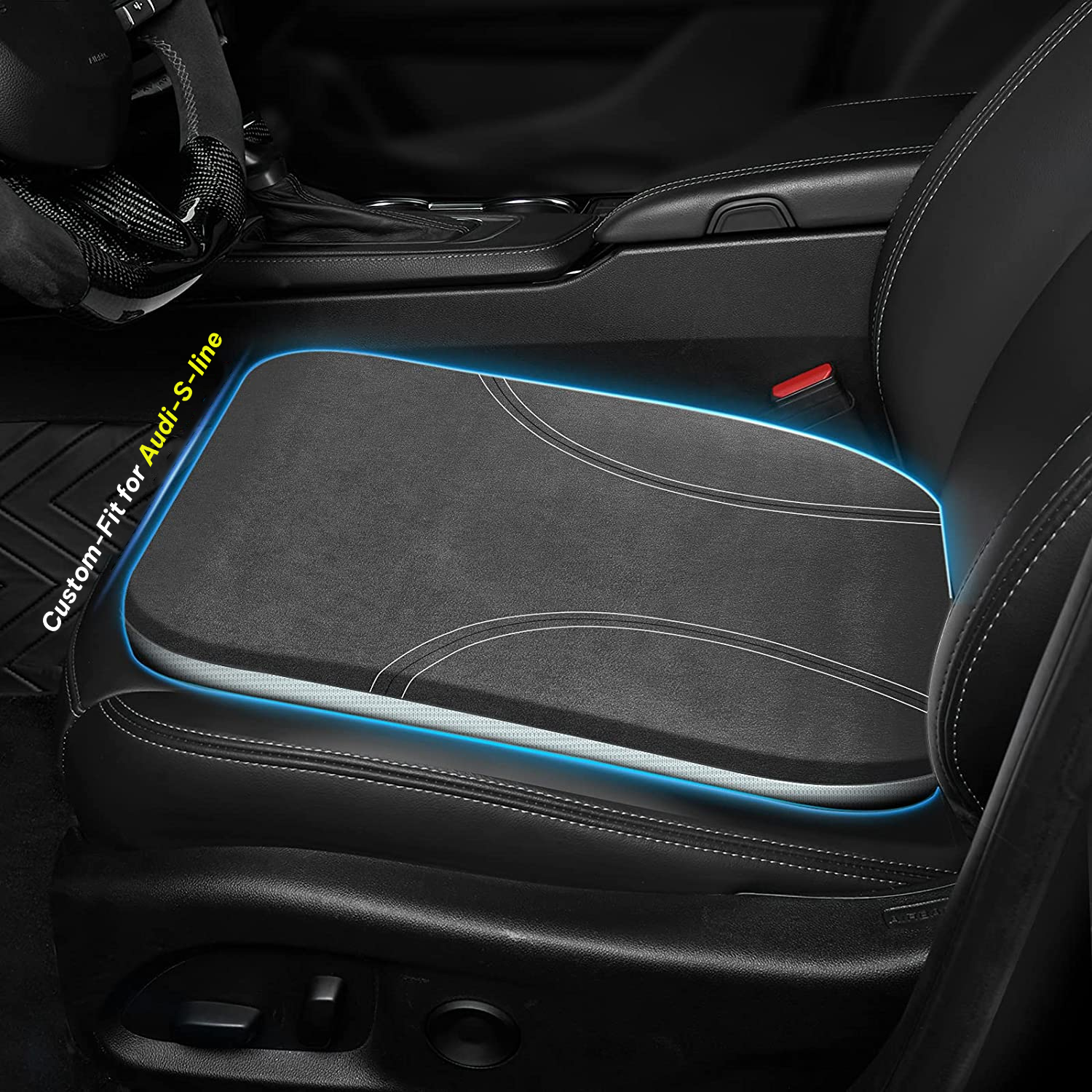 Car Seat Cushion, Custom Fit For Car, Car Memory Foam Seat Cushion, Heightening Seat Cushion, Seat Cushion for Car and Office Chair DLVE224