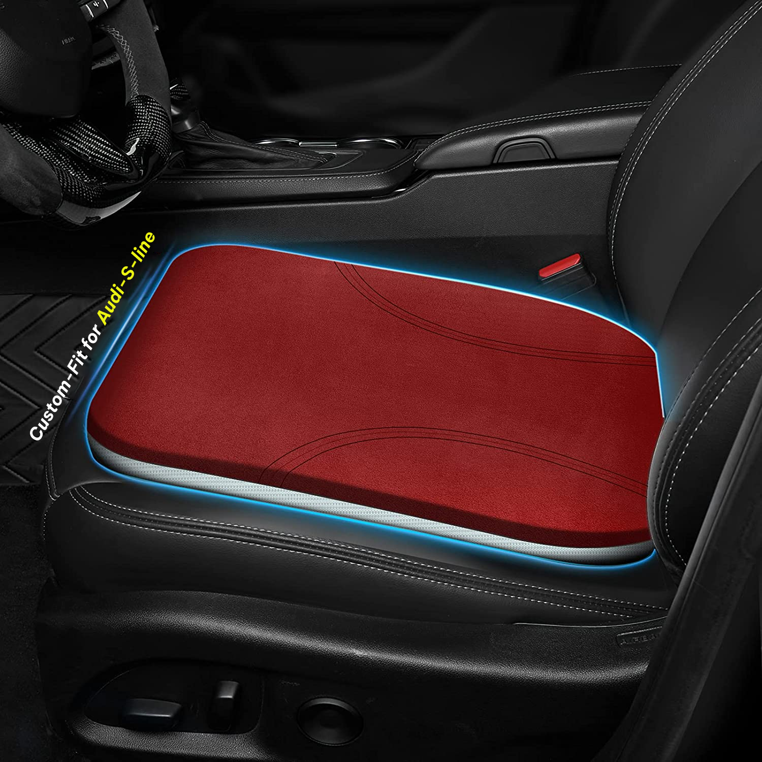 Car Seat Cushion, Custom Fit For Car, Car Memory Foam Seat Cushion, Heightening Seat Cushion, Seat Cushion for Car and Office Chair DLVE224