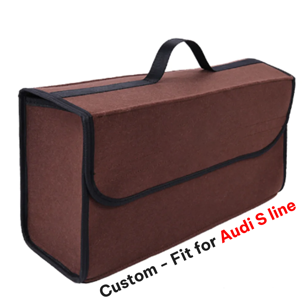 Soft Felt Car Bag Organizer, Custom-Fit For Car, Folding Car Storage Box Non Slip Fireproof Car Trunk Organizer DLVE236