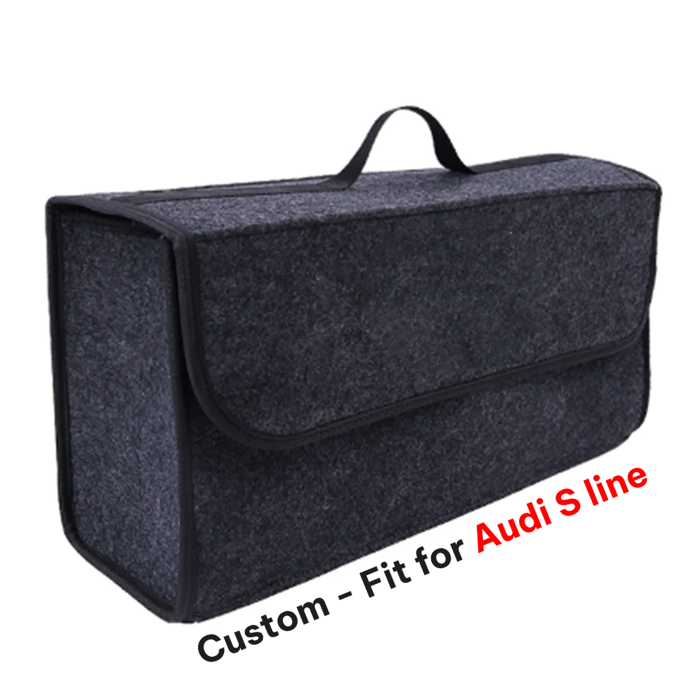 Soft Felt Car Bag Organizer, Custom-Fit For Car, Folding Car Storage Box Non Slip Fireproof Car Trunk Organizer DLVE236