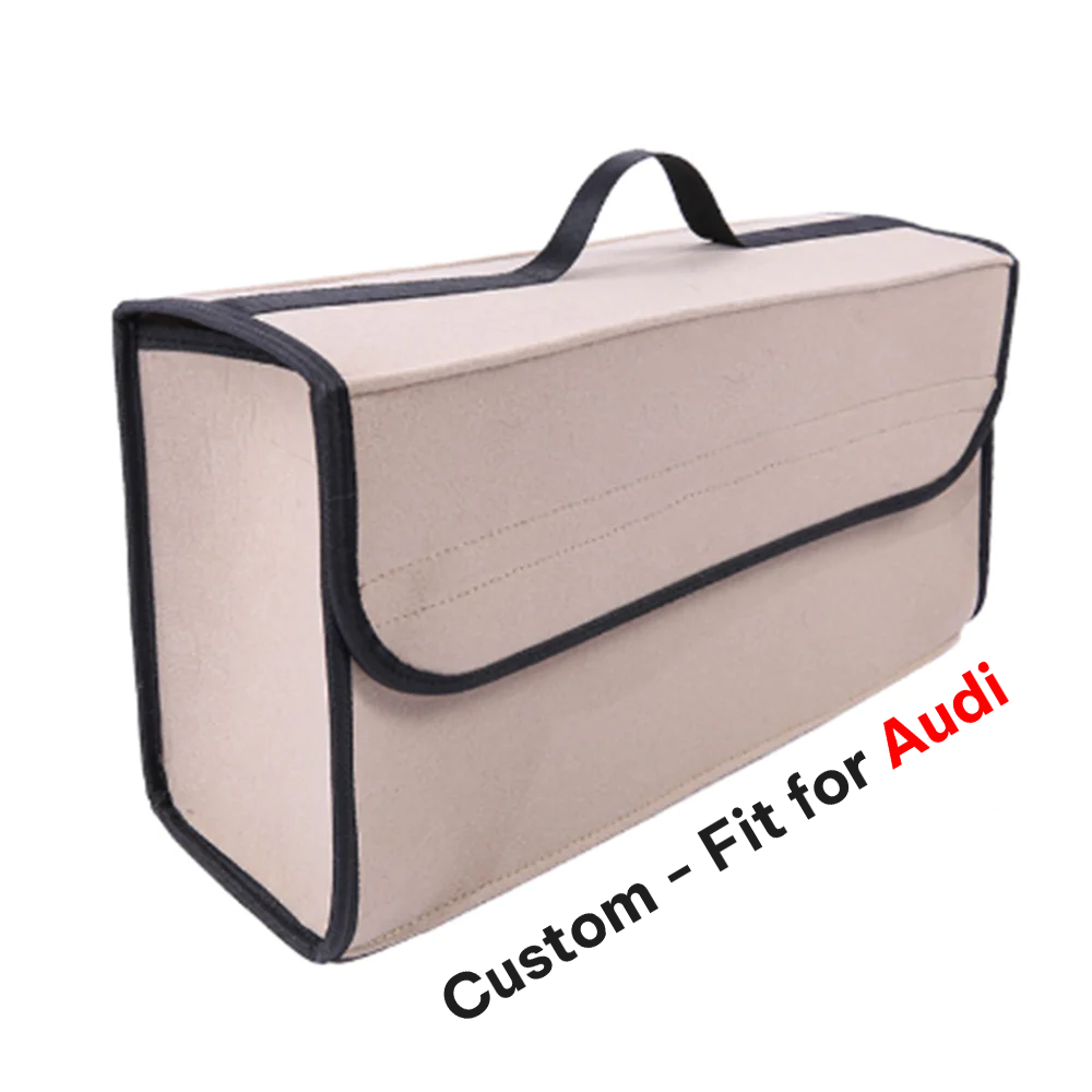 Soft Felt Car Bag Organizer, Custom-Fit For Car, Folding Car Storage Box Non Slip Fireproof Car Trunk Organizer DLRA236