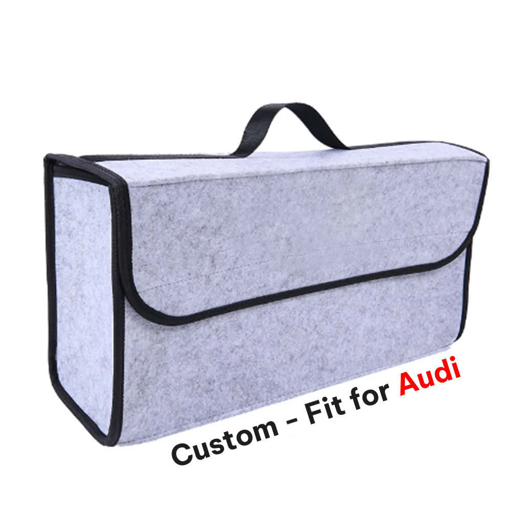 Soft Felt Car Bag Organizer, Custom-Fit For Car, Folding Car Storage Box Non Slip Fireproof Car Trunk Organizer DLRA236
