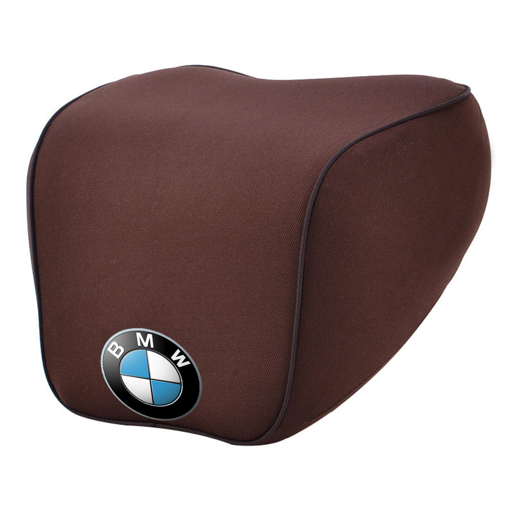 Lumbar Support Cushion for Car and Headrest Neck Pillow Kit, Custom For Cars, Ergonomically Design for Car Seat, Car Accessories KX13983 - Delicate Leather