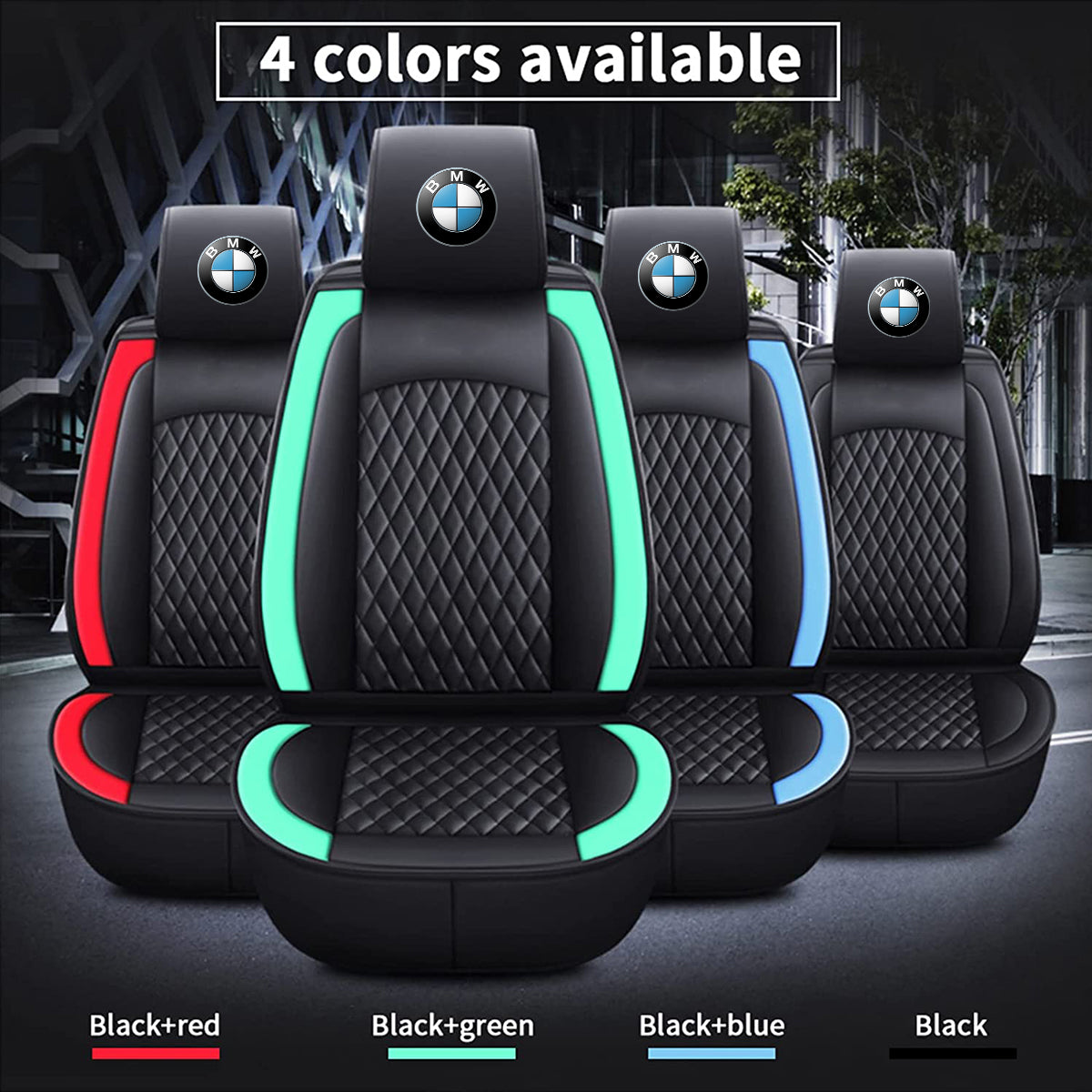 2 Car Seat Covers Full Set, Custom For Your Cars, Waterproof Leather Front Rear Seat Automotive Protection Cushions, Car Accessories KO