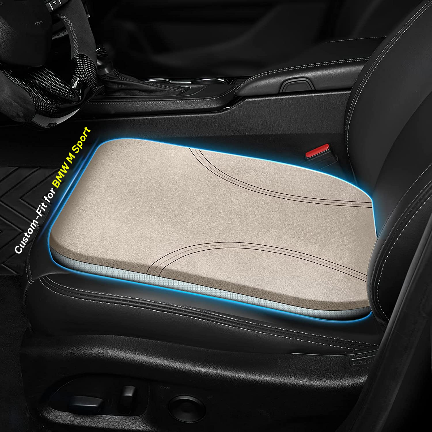 Car Seat Cushion, Custom Fit For Car, Car Memory Foam Seat Cushion, Heightening Seat Cushion, Seat Cushion for Car and Office Chair DLKO224