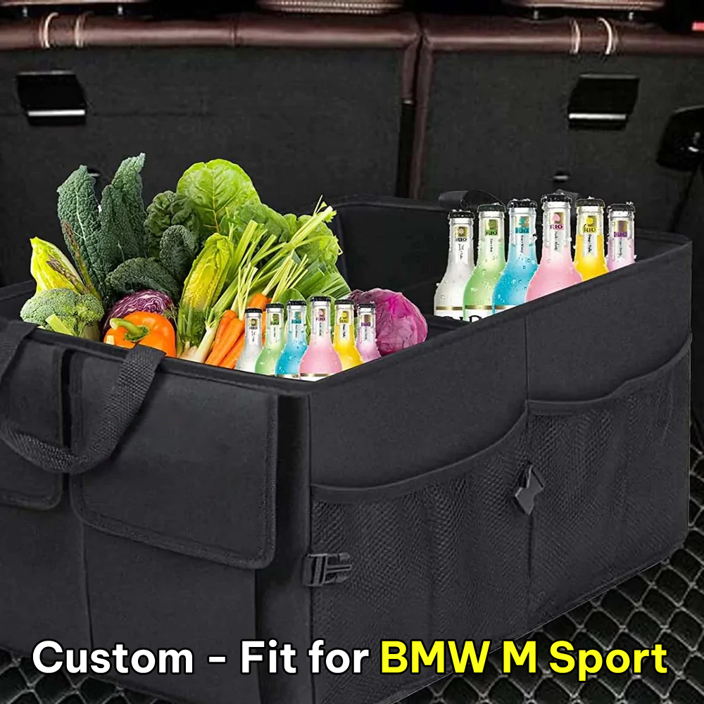 Car Trunk Organizer, Custom-Fit For Car, Foldable Car Trunk Storage Box, Storage Bag, Waterproof, Dust-proof, Stain-Resistant, Car Accessories DLKO229