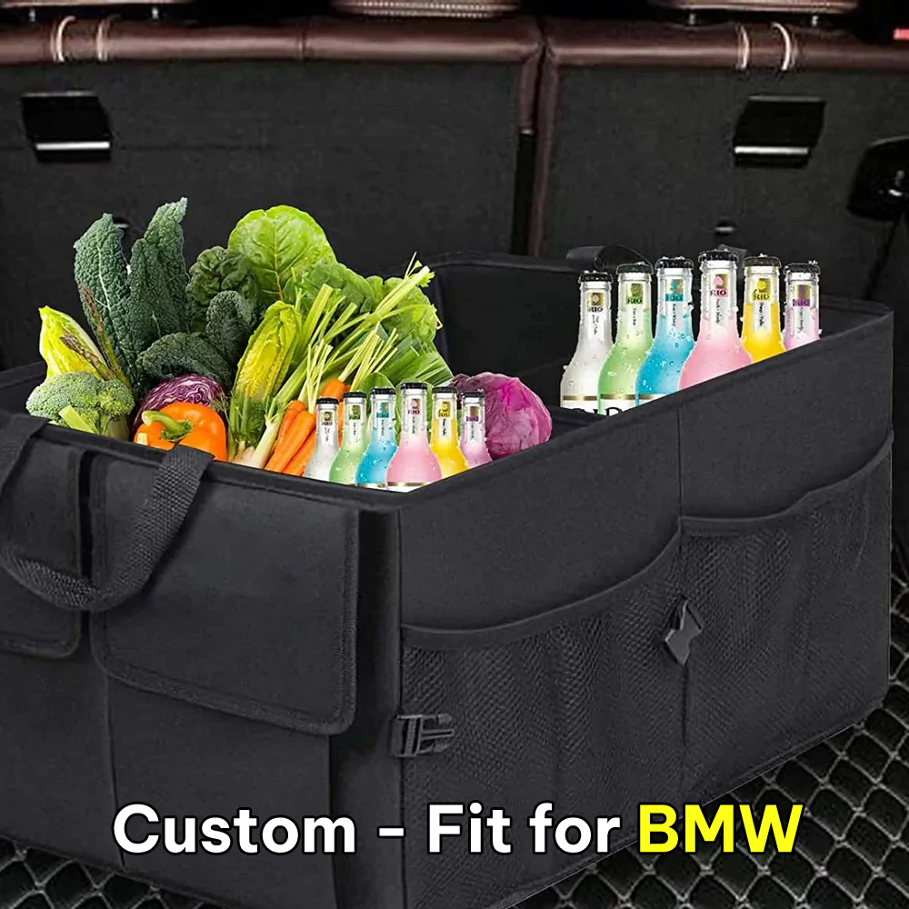 Car Trunk Organizer, Custom-Fit For Car, Foldable Car Trunk Storage Box, Storage Bag, Waterproof, Dust-proof, Stain-Resistant, Car Accessories DLKX229