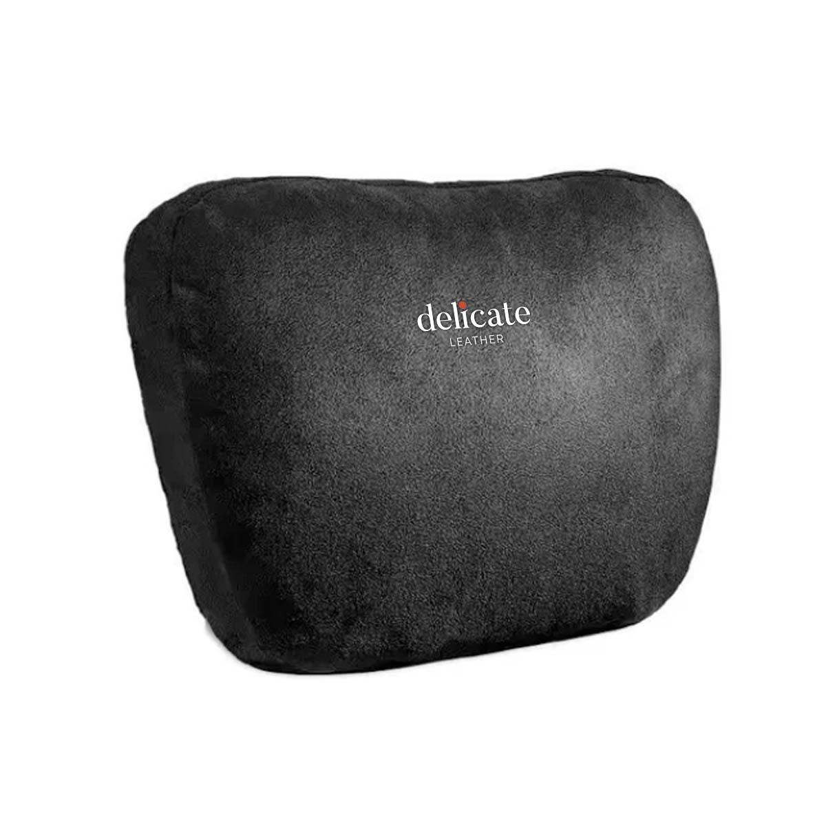 Premium Car Headrest Neck Support Seat with Lumbar Support Design: Soft, Universal, and Adjustable Car Neck Pillow and Waist Pillow for Enhanced Comfort and Ergonomics - Delicate Leather