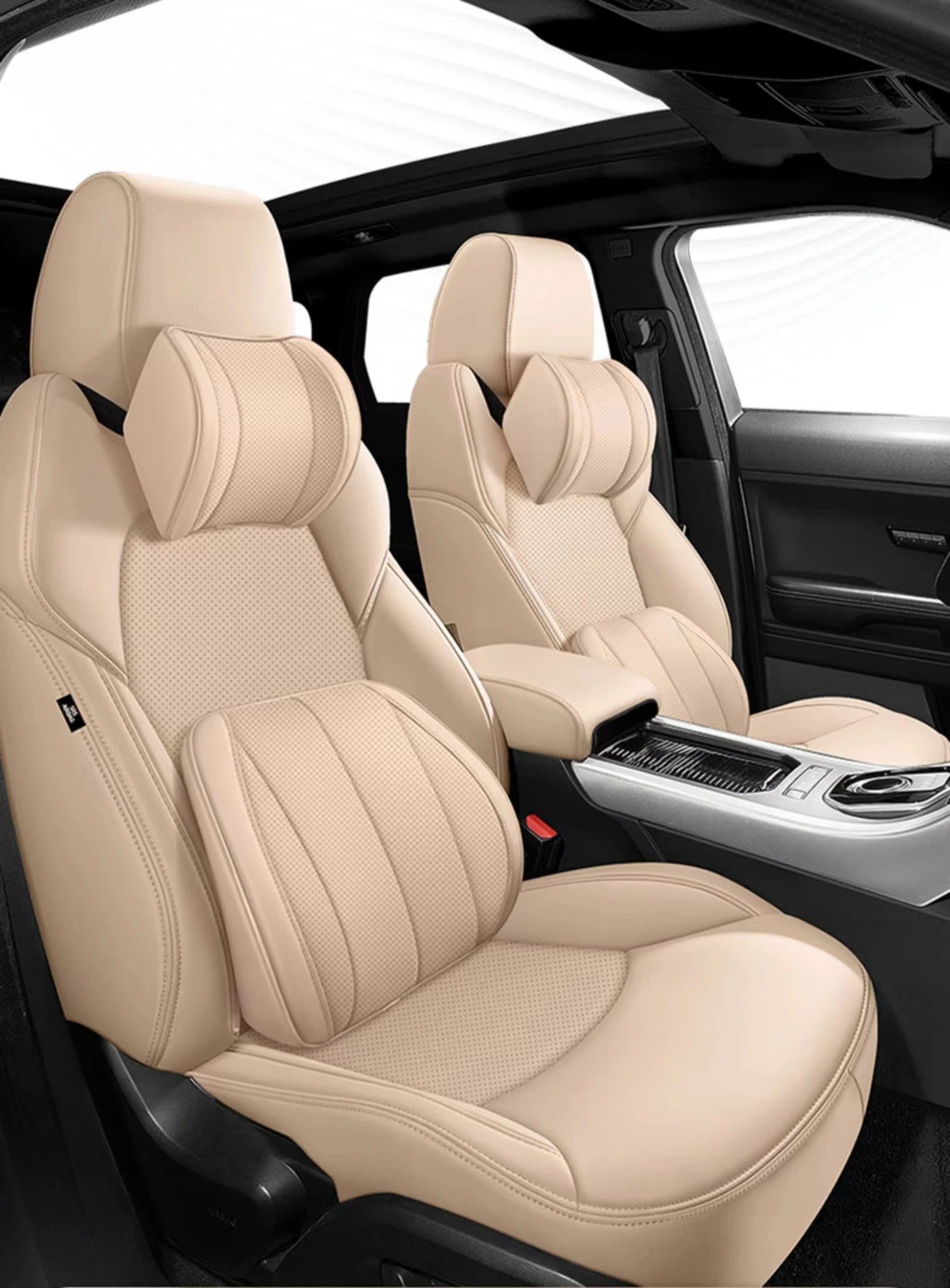 NAPPA Genuine Leather Car Seat Cover – Premium Auto Interior Cushion for Car, Gift For Mother's Day 2025 - Delicate Leather  