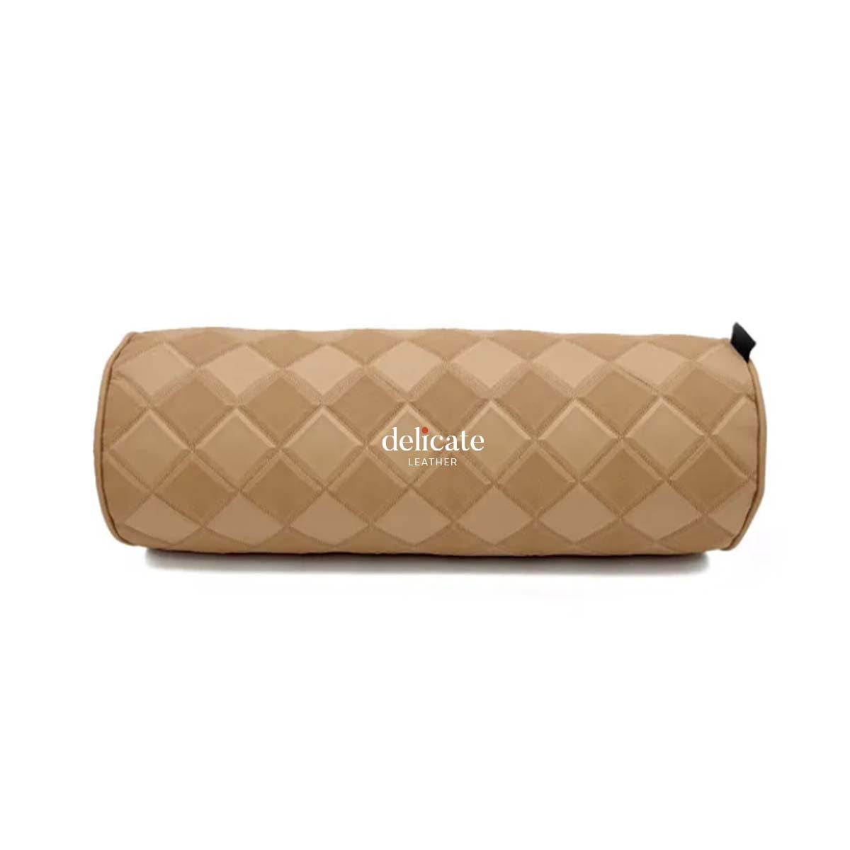 New Car Neck Pillow with Diamond Embossed Design for Universal Auto Safety and Comfort. - Delicate Leather