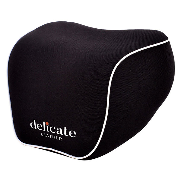 Lumbar Support Cushion for Car and Headrest Neck Pillow Kit, Custom For Cars, Ergonomically Design for Car Seat, Car Accessories KO13983 - Delicate Leather  