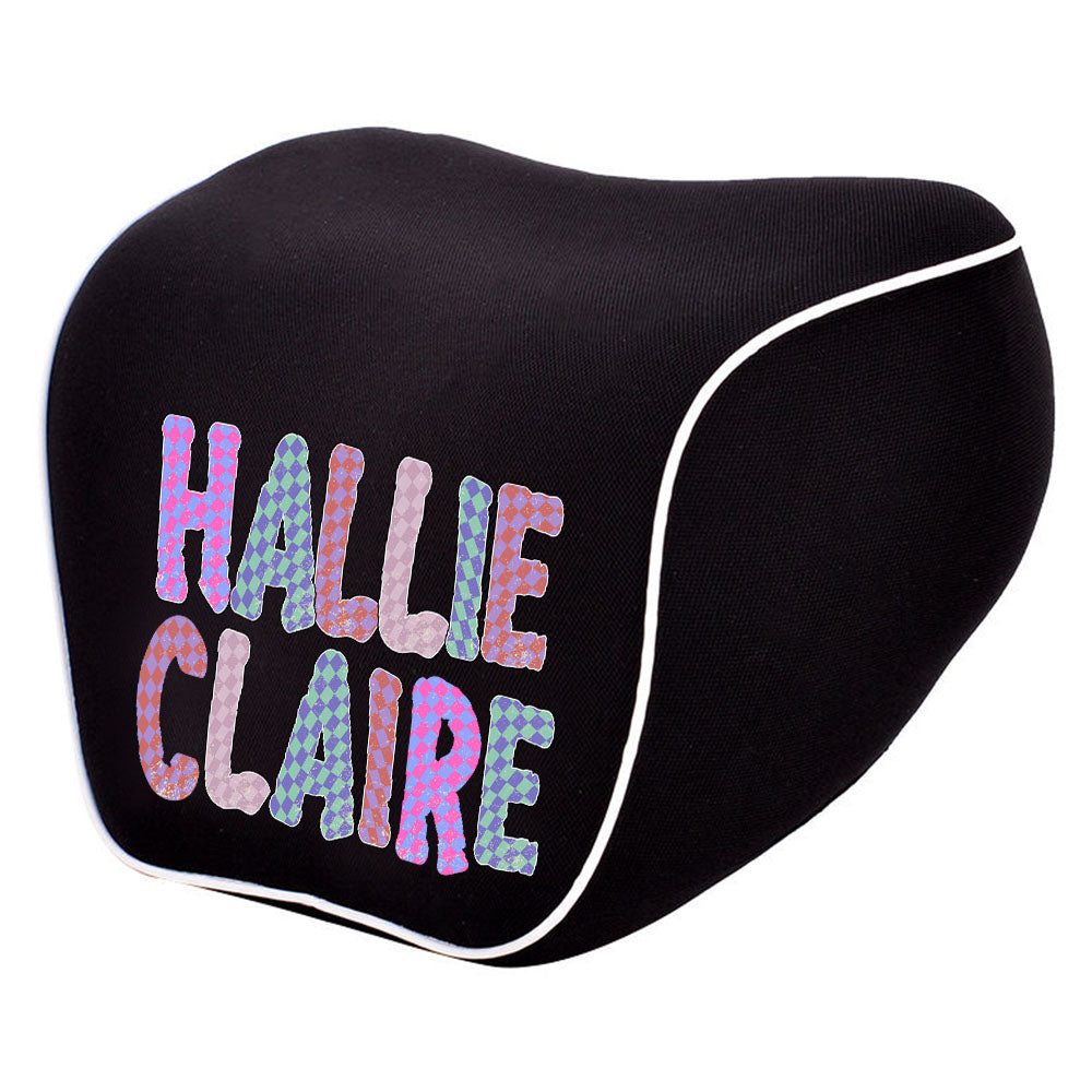 Custom Name Lumbar Support Cushion for Car and Headrest Neck Pillow Kit, Personalized Gift, Custom For Cars, Ergonomically Design for Car Seat, Car Accessories, Personalised Lumbar Support Cushion, Name Lumbar Support Cushion L1