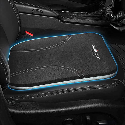 Car Seat Cushion, Custom For Cars, Car Memory Foam Seat Cushion, Heightening Seat Cushion, Seat Cushion for Car and Office Chair NS19999 - Delicate Leather