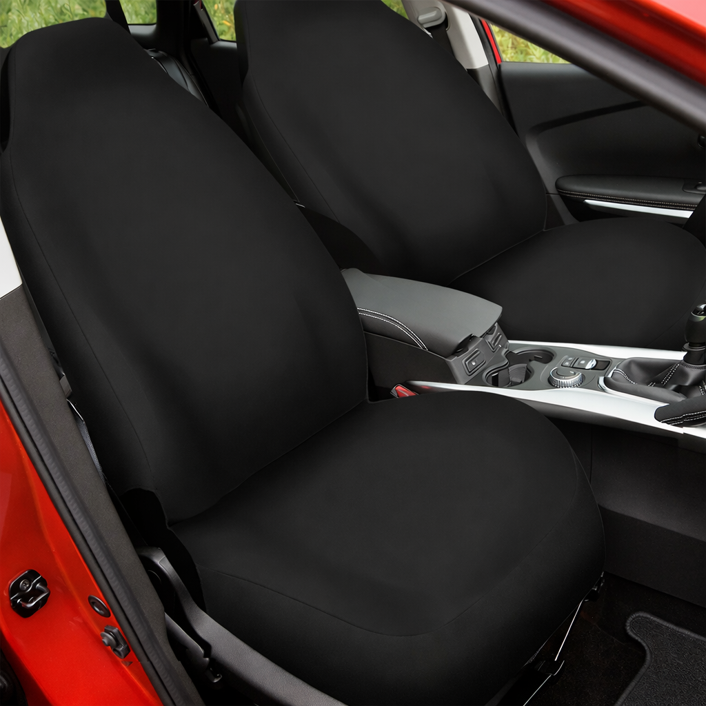 Car Seat Covers, Custom For Your Cars, Car Bucket Seat Protection Airbag Compatible 2 PCS, Car Accessories - Delicate Leather  