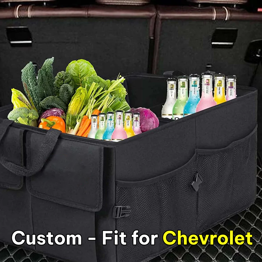 Car Trunk Organizer, Custom-Fit For Car, Foldable Car Trunk Storage Box, Storage Bag, Waterproof, Dust-proof, Stain-Resistant, Car Accessories DLCH229