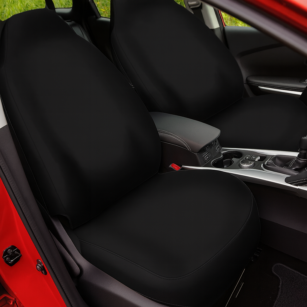 Car Seat Covers 2 PCS, Custom For Subaru, Car Bucket Seat Protection Airbag Compatible, Car Accessories - Delicate Leather  