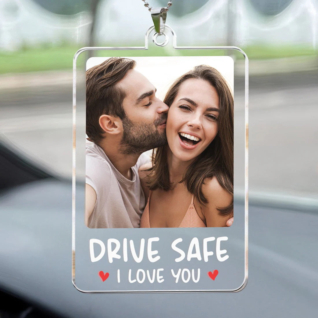 Drive Safe, I Love You - Custom Car Photo Ornament