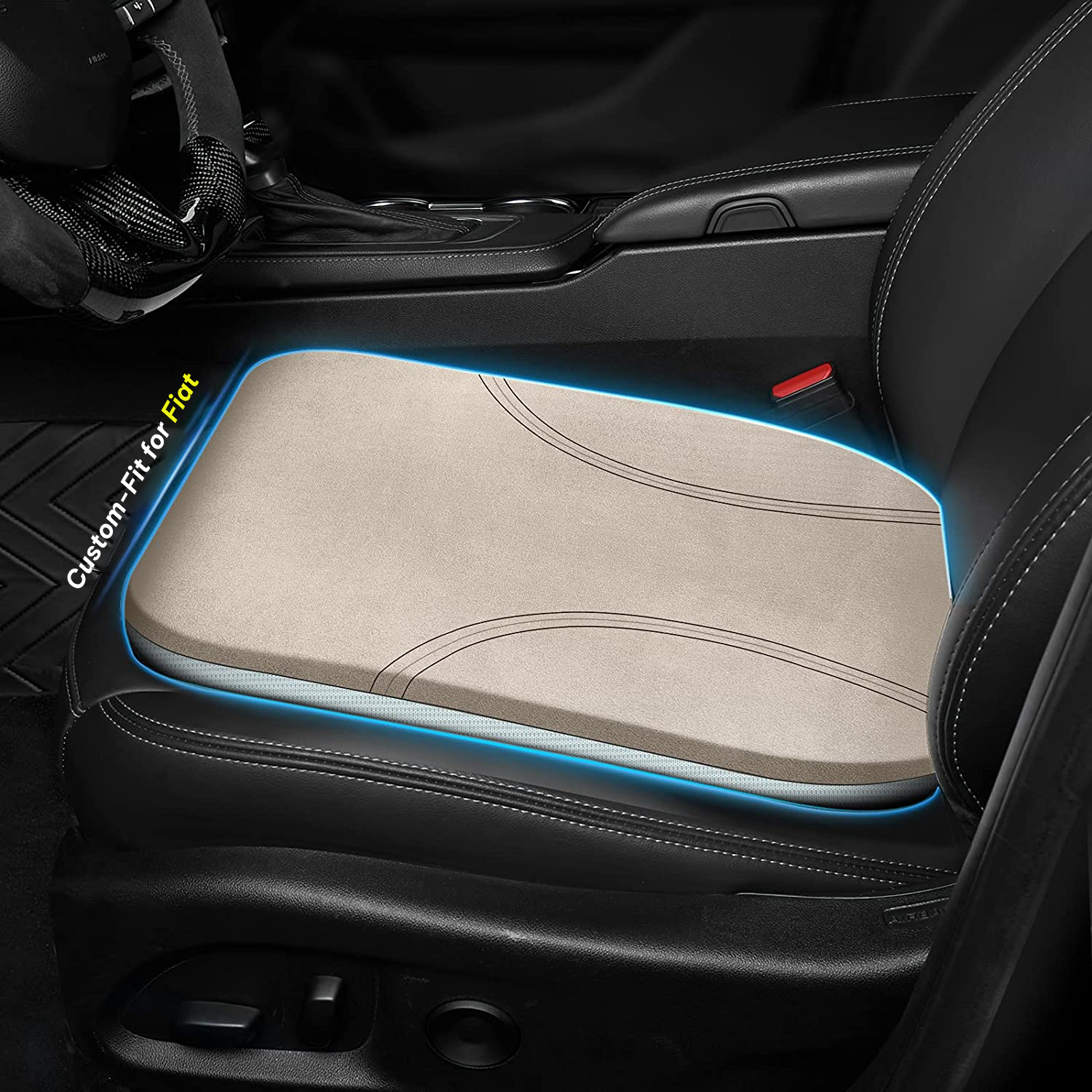 Car Seat Cushion, Custom Fit For Car, Car Memory Foam Seat Cushion, Heightening Seat Cushion, Seat Cushion for Car and Office Chair DLFT224