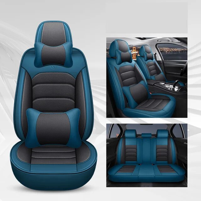 Delicate Leather Car Seat Covers Full Set: Complete Protection and Style for Your Vehicle