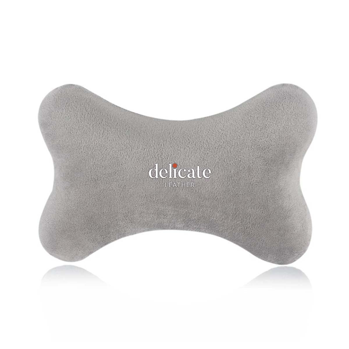 Memory Foam Car Neck Headrest Pillow: Breathable Velvet Head and Neck Support for Restful Sleep in Your Car - Delicate Leather