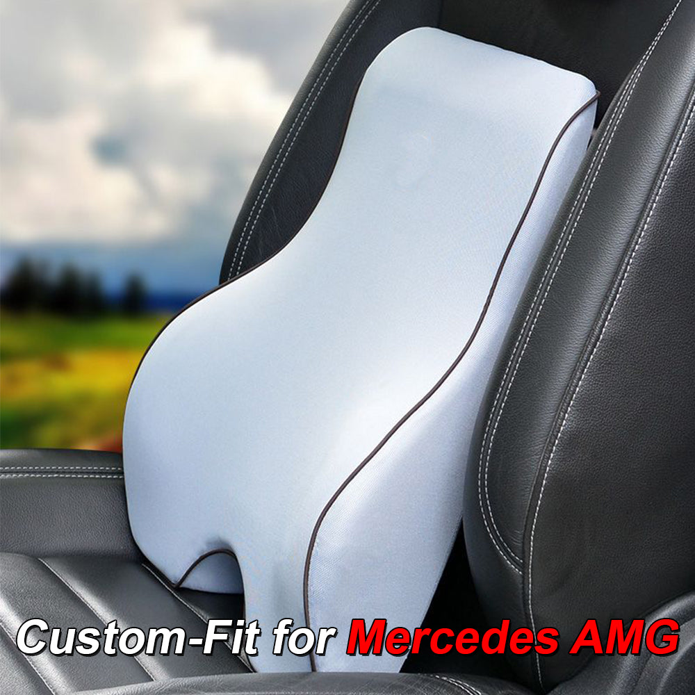 Lumbar Support Cushion for Car and Headrest Neck Pillow Kit, Custom-Fit For Car, Ergonomically Design for Car Seat, Car Accessories DLLM254