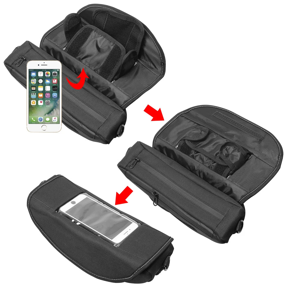 Motorcycle Waterproof Handlebar Travel Storage Bag for Car