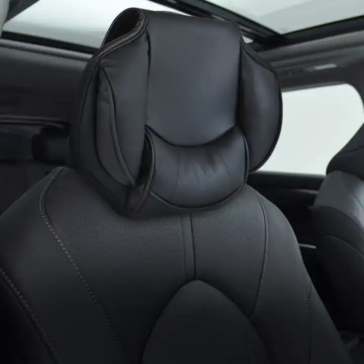 Elevate Your Driving Experience with the Upscale and Stylish Car Neck Pillow - Crafted from Leather and Memory Foam - Delicate Leather