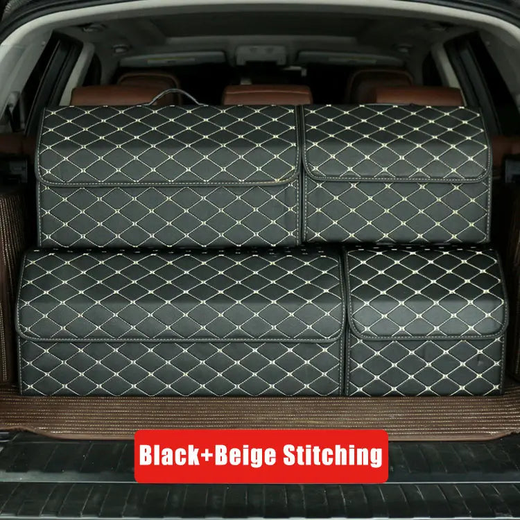 Delicate Leather Organizer For Car Trunk Box Storage, Car Accessories