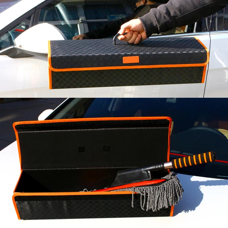 Versatile Waterproof Folding Car Trunk Organizer for Universal Automotive Storage Solutions