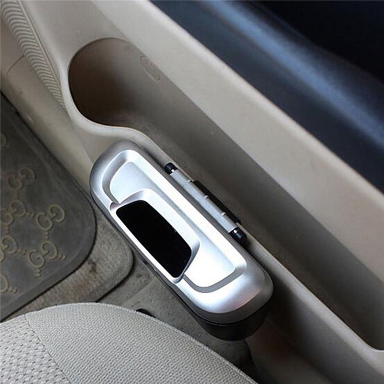 Plastic Door Side Seat Back Mini Car Garbage Trash Bin with Hook for Car Automotive, Car Accessories