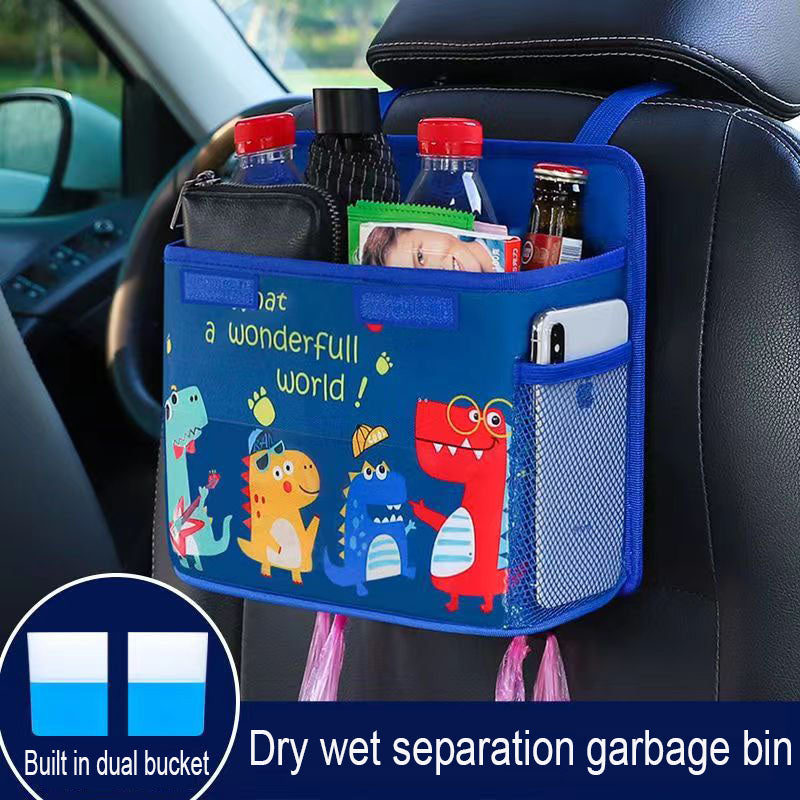 Foldable Cartoon Car Seat Back Ice Bag - Insulated Cooler Storage Hanging Bag with Cooler Bag, Custom Fit For Your Cars