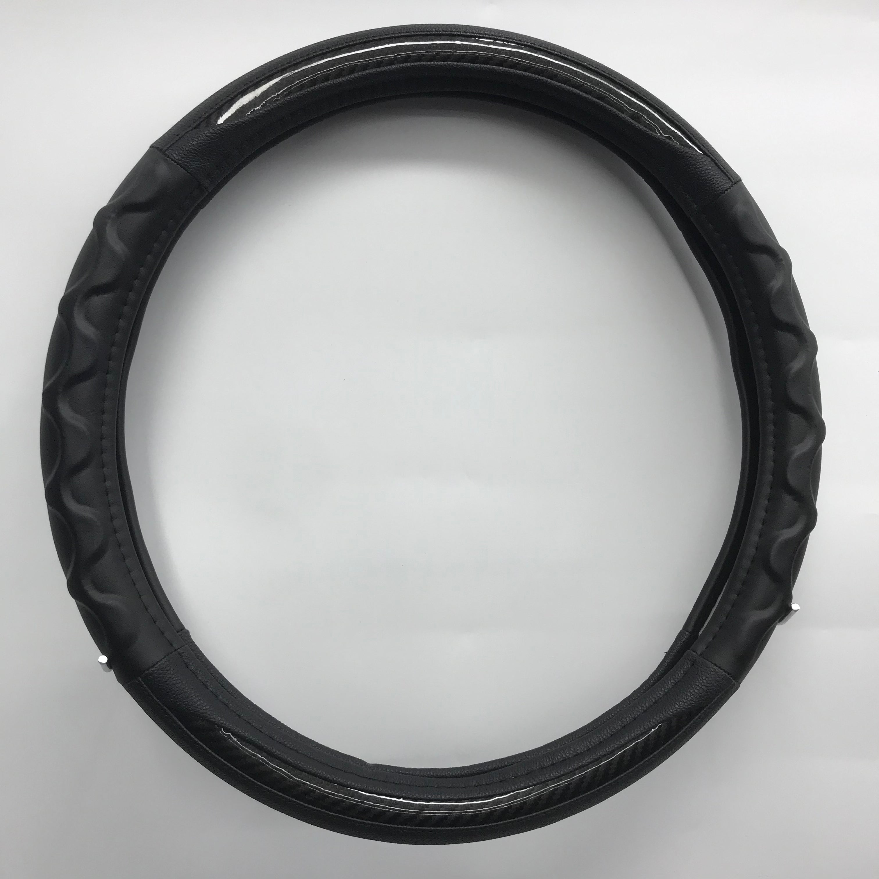 Carbon Microfiber Durable Steering Wheel Cover