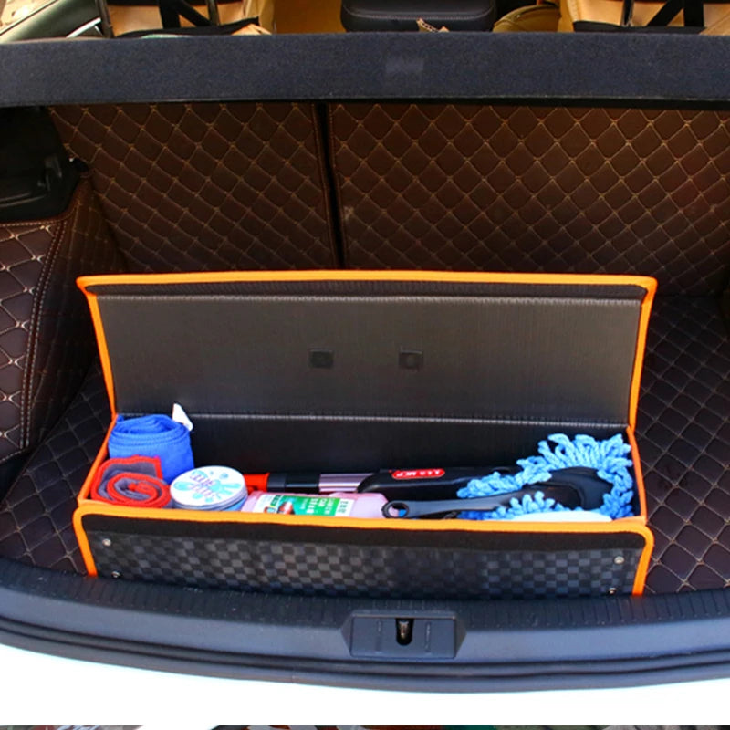 Versatile Waterproof Folding Car Trunk Organizer for Universal Automotive Storage Solutions