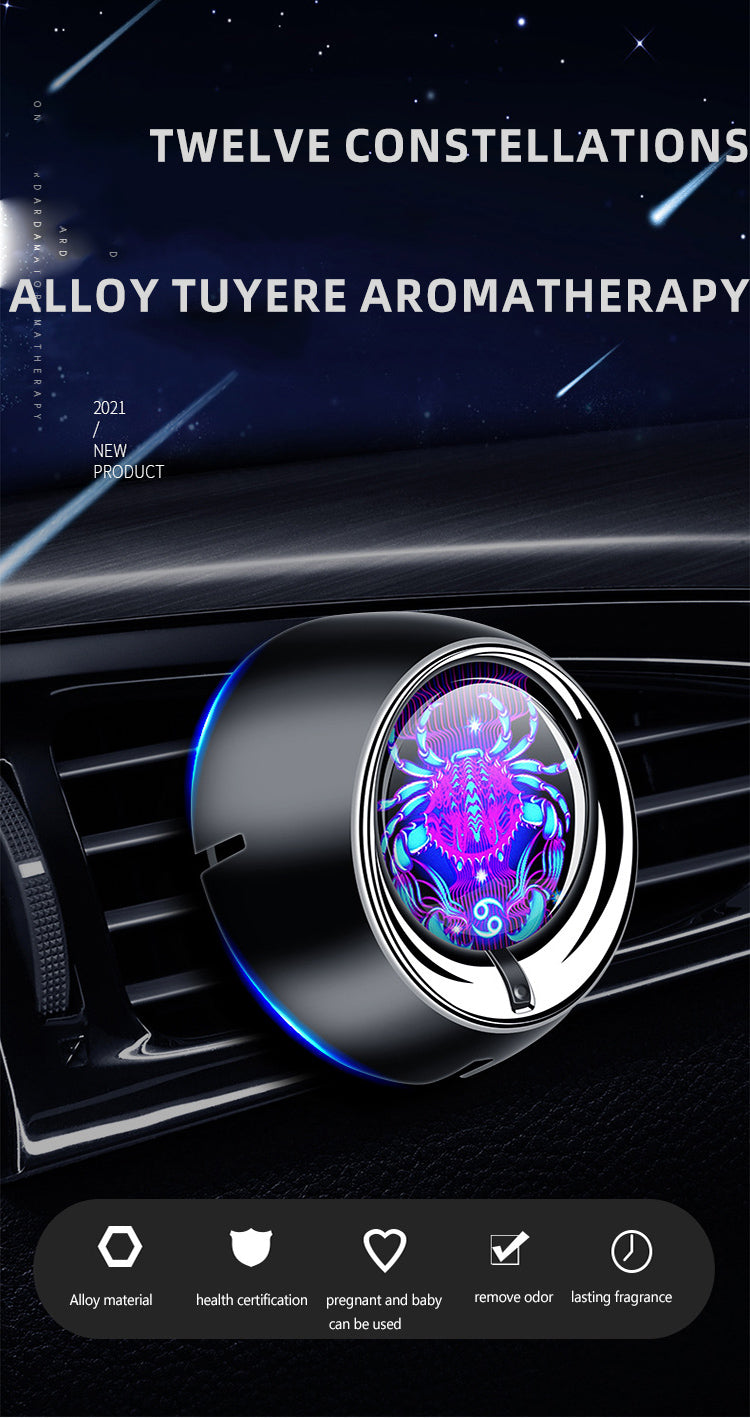 Twelve Constellations Car Vent Clip Aromatherapy