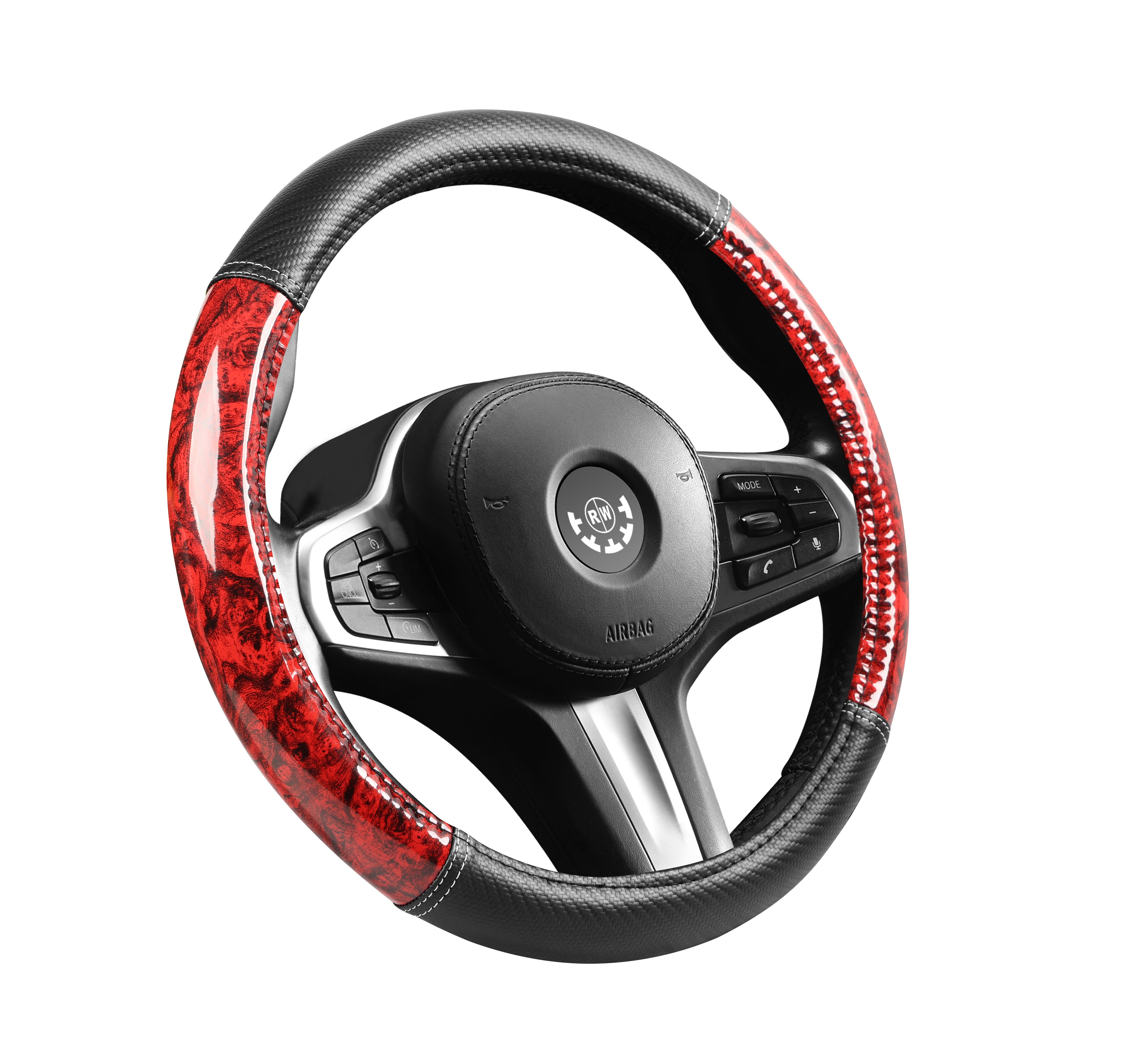 Car Steering Wheel Cover Leather Custom Customize Logo Style