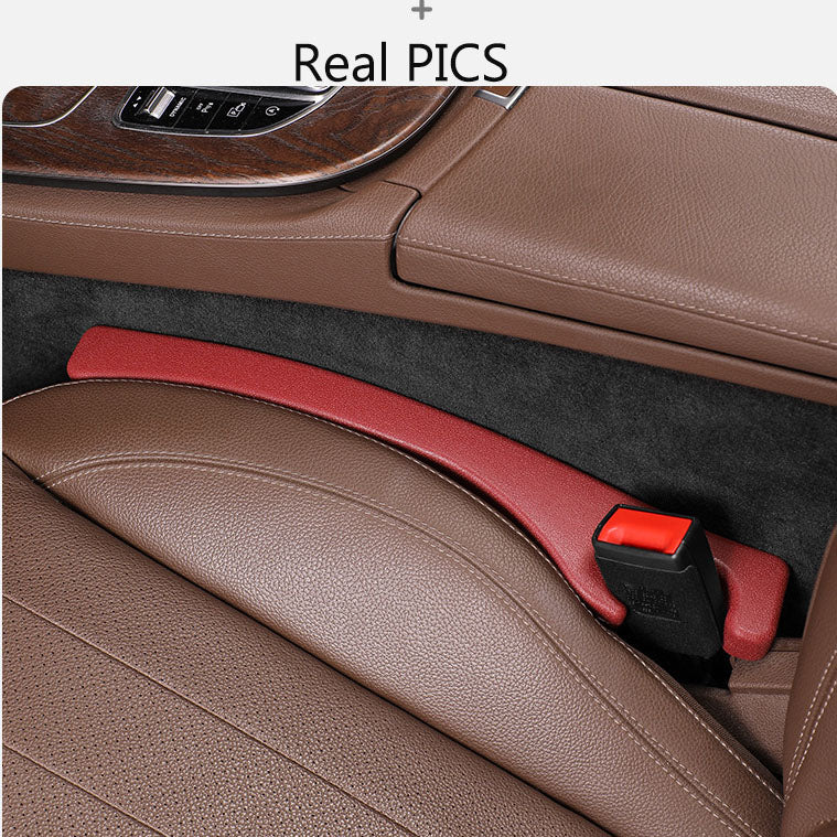 Leather Car Seat Gap Filler - Anti-Drop Stuff Gap Filler & Side Organizer, Custom For All Cars