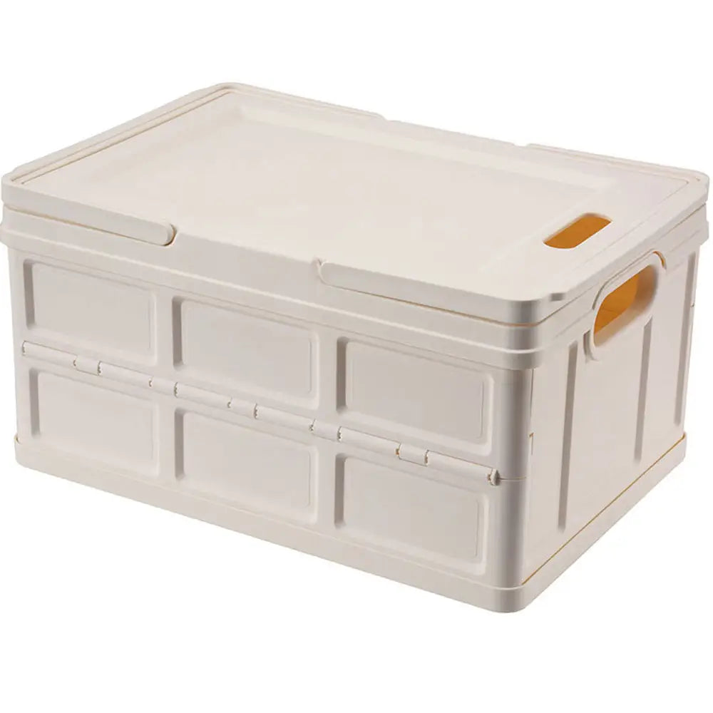 Premium Multifunctional Foldable Storage Box for Garden Use - Delicate Leather