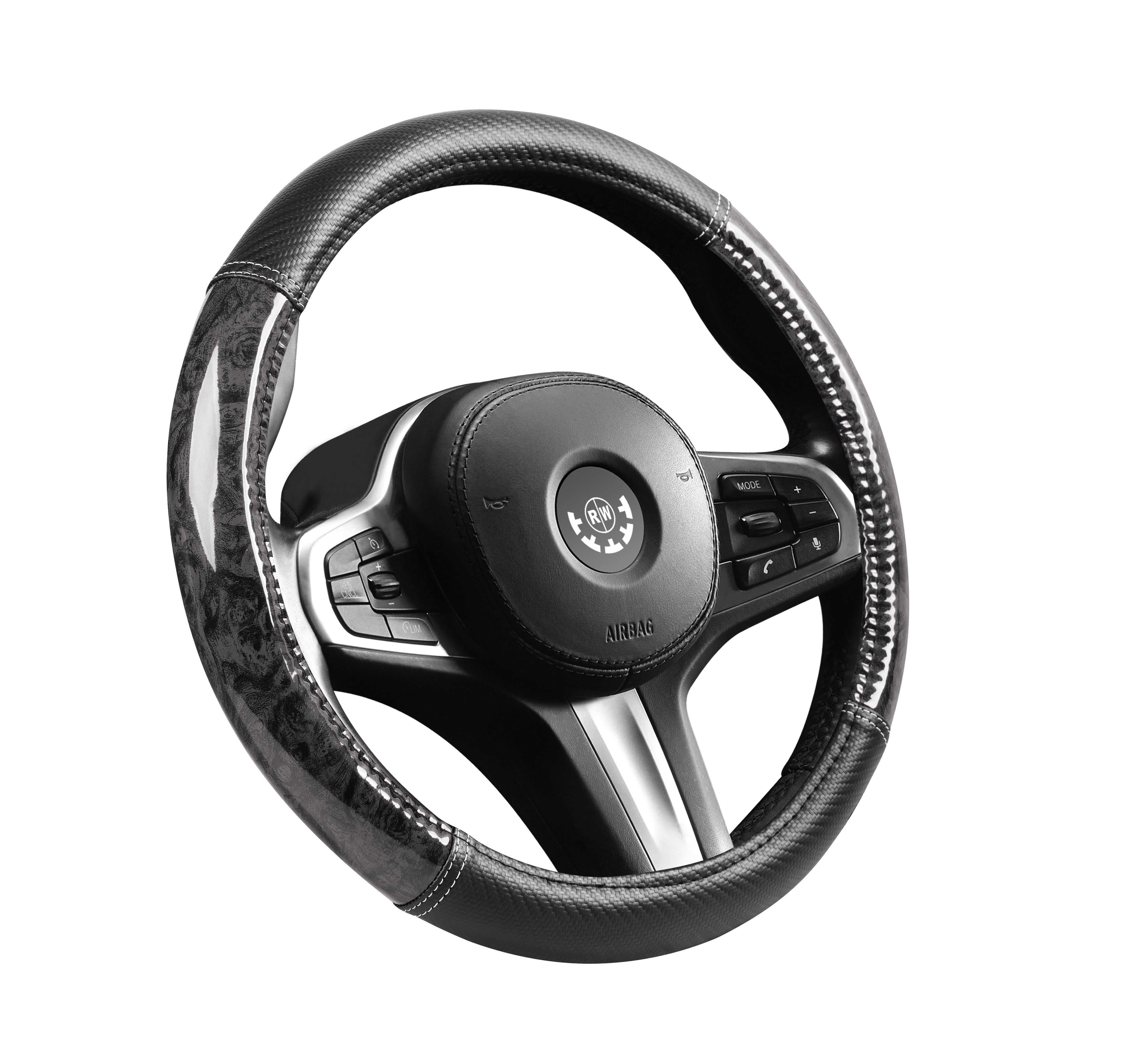 Car Steering Wheel Cover Leather Custom Customize Logo Style