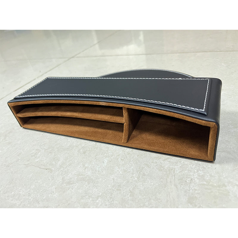 Car Seat Gap Filler Organizer, Custom For All Cars, Car Seat Clip Organizer - Seam Storage Box & Multi-functional Interior Storage Bag Seat Side Organizer