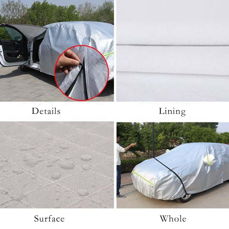 Car Cover Waterproof All Weather for Automobiles, Custom fit for Car, Outdoor Full Cover Rain Sun UV Protection