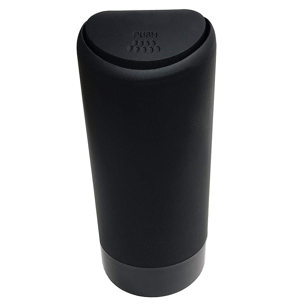 Premium Quality New Arrival Black Plastic Car Cup Holder Trash Can with Lid