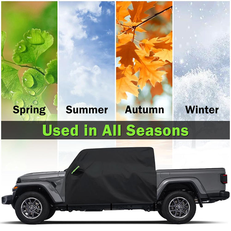 Waterproof Dustproof UV Resistant Scratchproof All Weather Full Door Car Cab Cover