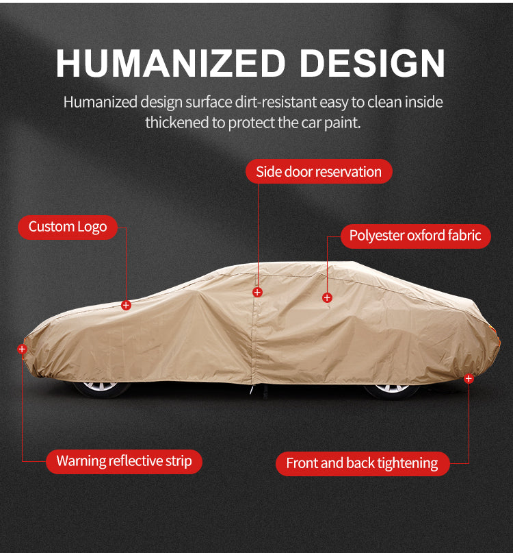 New Fashion Thickened Multilayer Waterproof Snowproof Hail Proof Car Cover