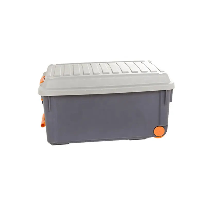 New Hot Product: 85L Plastic PP Storage Box with Wheels and Convenient Handle - Ideal Trunk Organizer - Delicate Leather