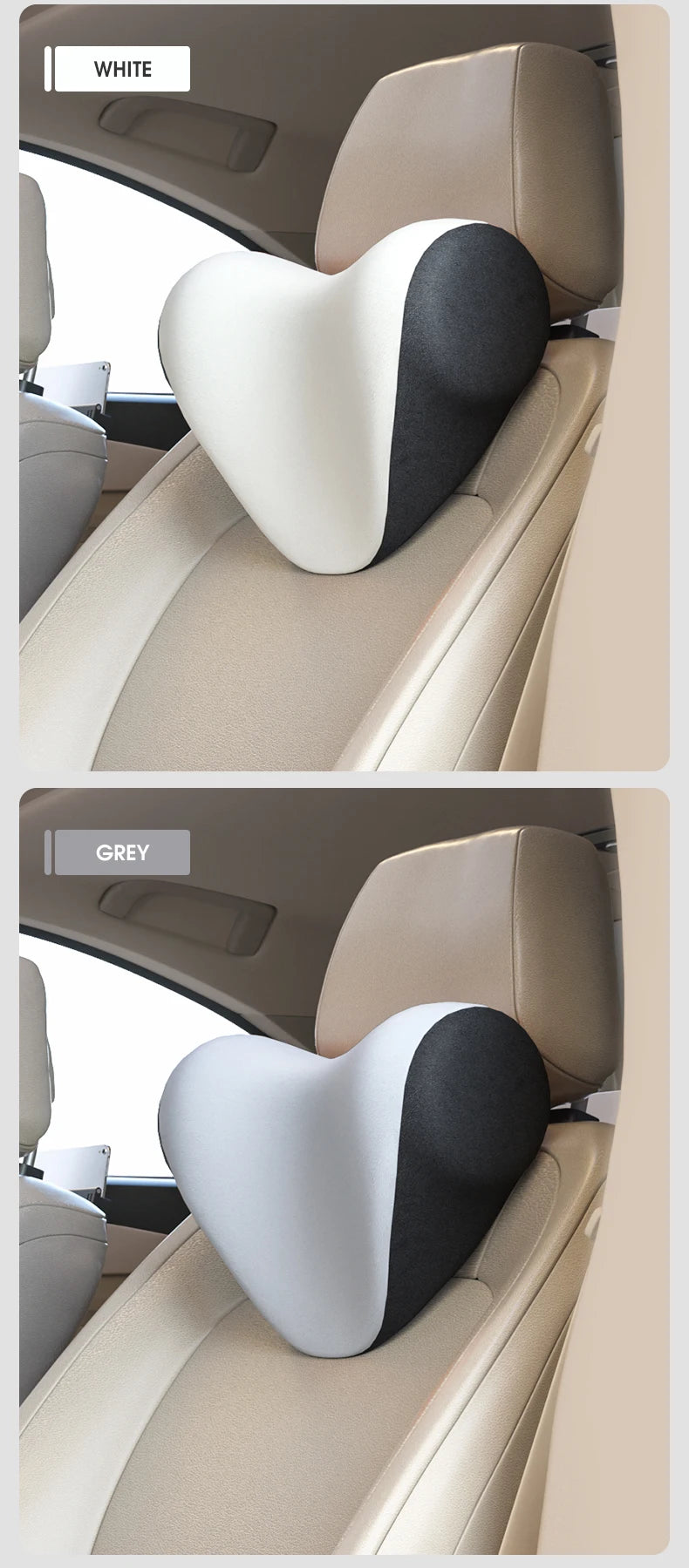 Newly Designed Adjustable Auto Seat Side Headrest Pillow for Enhanced Comfort and Neck Support