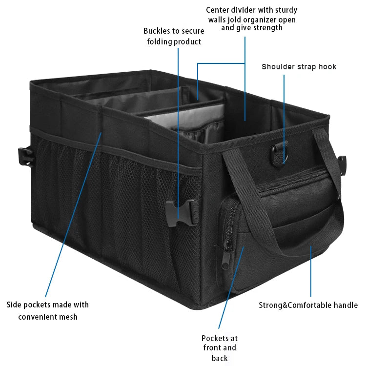 Multipurpose BBQ Caddy with Detachable Cooler Pocket - Durable and Well-Organized Picnic Companion - Delicate Leather