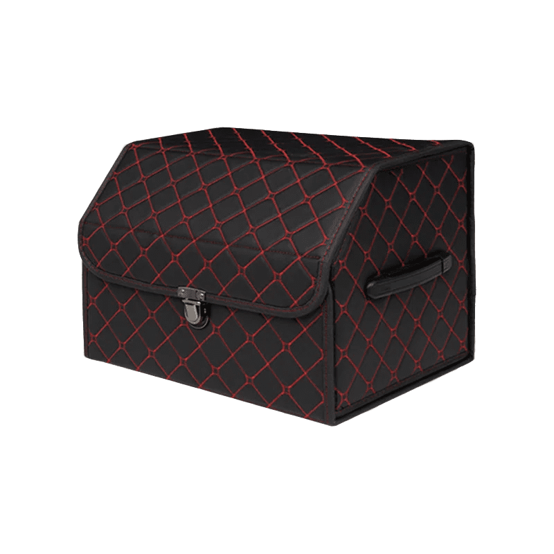 Wholesale Factory: Foldable Car Trunk Storage Box Organizer with Lid, Handle, and PU Storage Bag for Large-Scale Car Storage