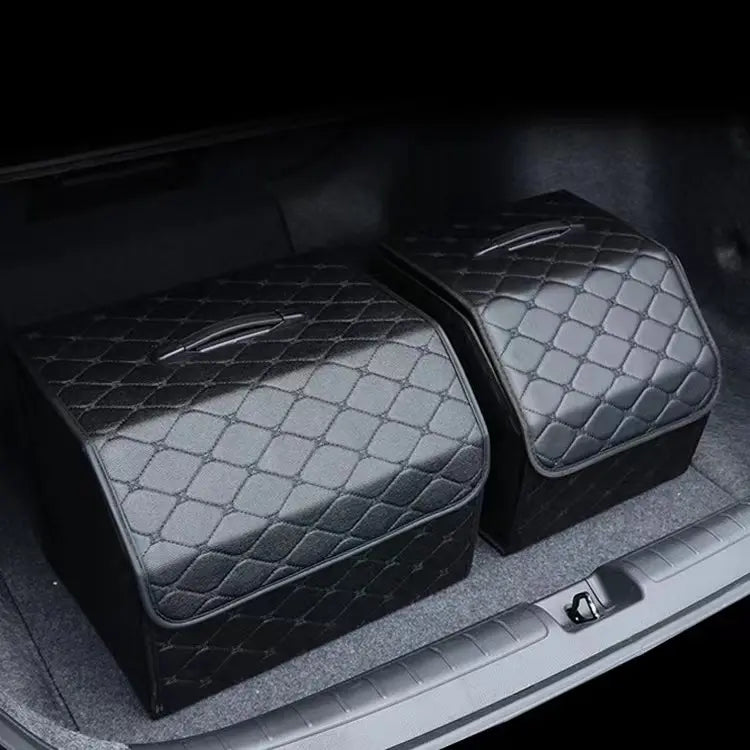 Delicate Leather Organizer For Car Trunk Box Storage, Car Accessories