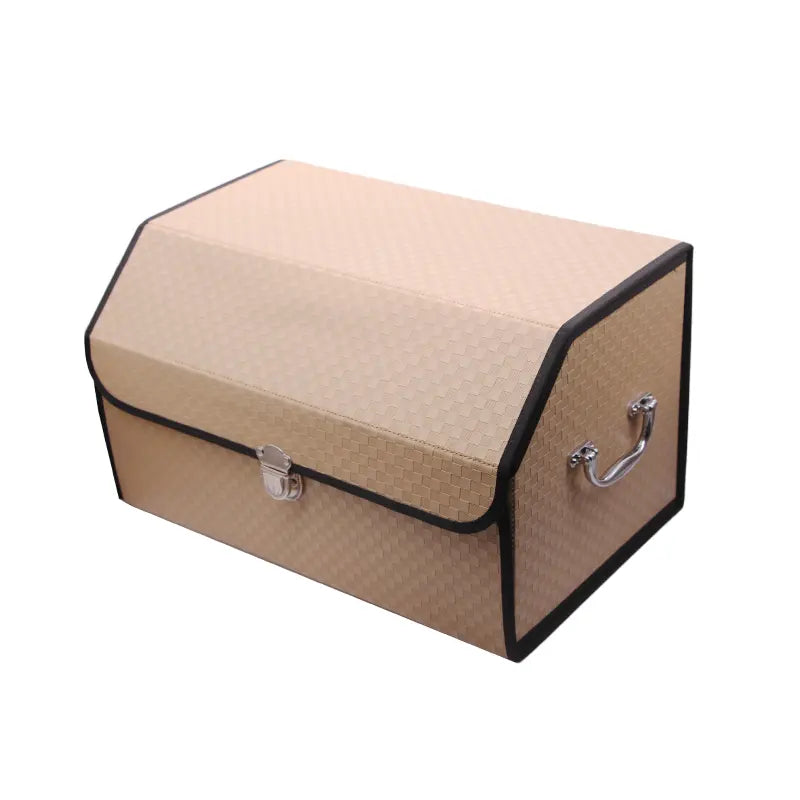 Premium PU Leather Foldable Storage Box - Stylish and Functional - Delicate Leather